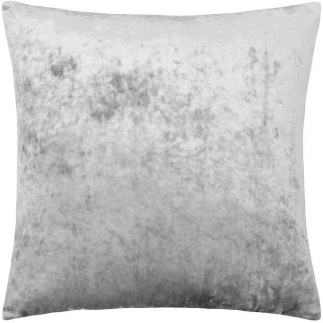Paoletti Verona Silver Square Crushed Velvet Cushion - image 1