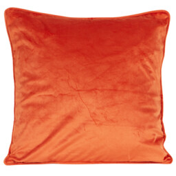 Rust Matte Velvet Square Cushion 45 x 45cm - thumbnail 1