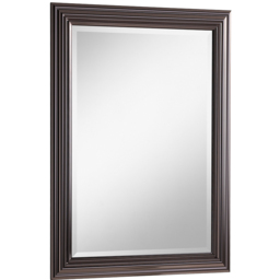 Yearn Dark Chrome Bevelled Mirror 90.5 x 65cm