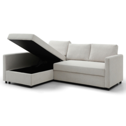 Clare 4 Seater Natural Corner Sofa Bed - thumbnail 4