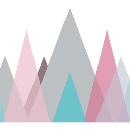 Origin Murals Abstract Mountains Multicolour Wall Mural - thumbnail 2