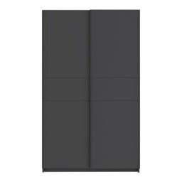Andora Anthracite 2 Sliding Door Midi Wardrobe - thumbnail 2