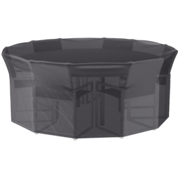 Platinum AeroCover Waterproof and Breathable Polyester Round Dining Set Cover
