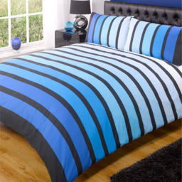Rapport Home Soho Double Blue Duvet Set - thumbnail 1