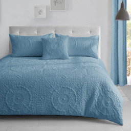 Velosso Winchester Single Ocean Blue Duvet and Pillowcase Set