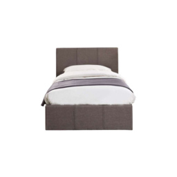 Berlin Single Grey Polyester Ottoman Bed - thumbnail 2