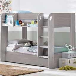 Julian Bowen Mars Grey Oak Bunk Bed with Underbed