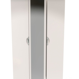 Crowndale Camden Ready Assembled 3 Door Kashmir Gloss Mirrored Wardrobe - thumbnail 3