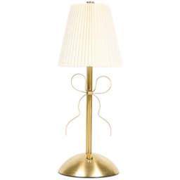 Rechargeable Gold Bow Table Lamp - thumbnail 2