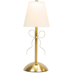 Rechargeable Gold Bow Table Lamp - thumbnail 4