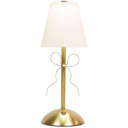 Rechargeable Gold Bow Table Lamp - thumbnail 3