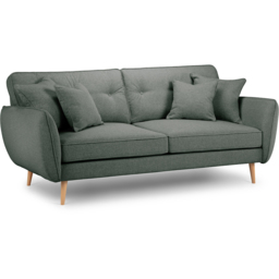 Opry Faro 3 Seater Button Back Slate Sofa - thumbnail 2