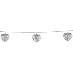 20 LED Solar Heart/Globe/Star String Light - thumbnail 4