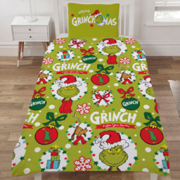 The Grinch Multicolour Single Grinchmas Duvet Set
