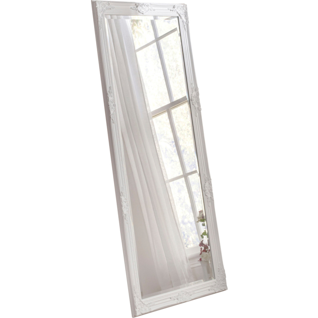 Yearn White Carved Full Length Mirror 163 x 74cm - image 1