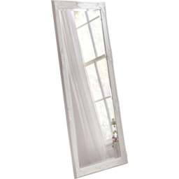 Yearn White Carved Full Length Mirror 163 x 74cm
