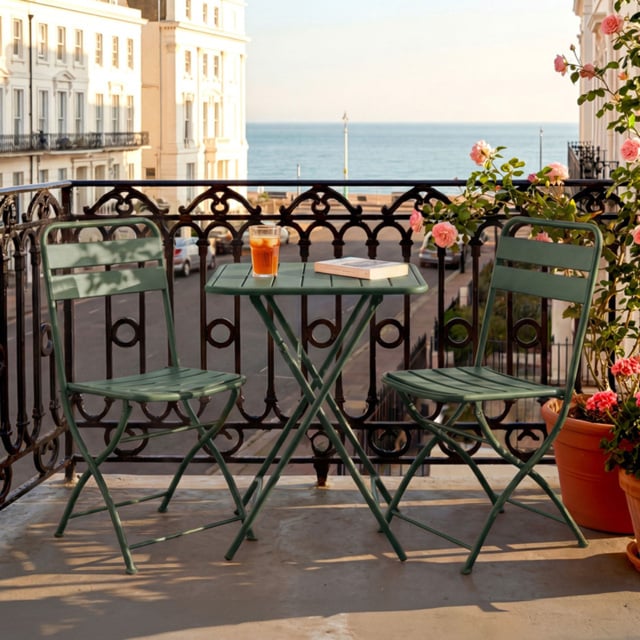Artemis Home Colourways Green 2 Seater Vibrant Folding Bistro Set - image 1