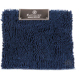 Bellissimo Navy Noodle Bath Mat