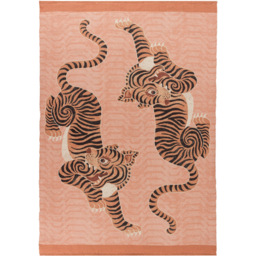 furn. Tibetan Tiger Washable Coral Rug 120 x 170cm - thumbnail 1