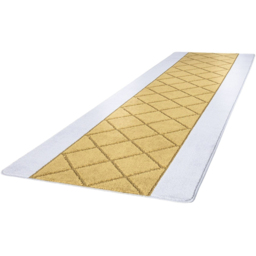 Smart Living Carmela Ochre Non-Slip Mat with Gel Backing 60 x 220cm