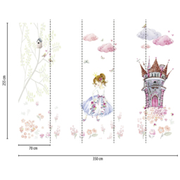 A.S Creation Princess Castle Digital Mural - thumbnail 4