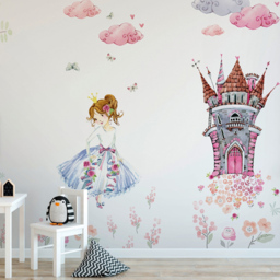 A.S Creation Princess Castle Digital Mural - thumbnail 1