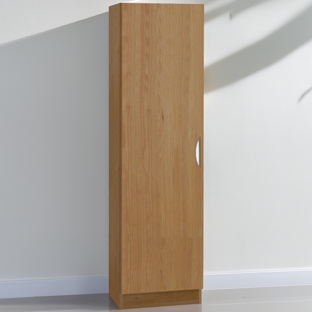 R White Cabinets Brown Single Door Tall Cupboard - image 1