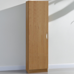 R White Cabinets Brown Single Door Tall Cupboard - thumbnail 1
