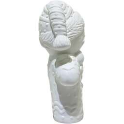 Giant Ceramic White Gingerbread Man Decoration - thumbnail 3