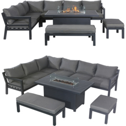 Furniture One 8 Seater Garden Patio Furniture Set - thumbnail 4