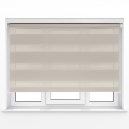 Caecus Day Night Long Drop Roller Blind Taupe W140 x Drop 210cm - thumbnail 1