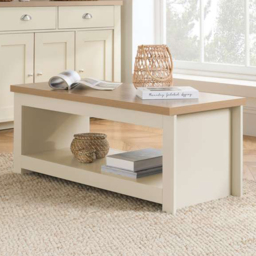 Highgate Cream and Oak Coffee Table