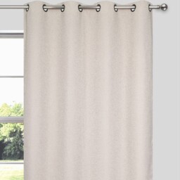 Divante Richmond Natural Boucle Thermal Eyelet Panel Curtain 140 x 240cm