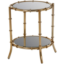 Premier Housewares Kensington Townhouse Bamboo Design Side Table - thumbnail 2