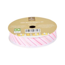 Single All I Want For Christmas Thin Festive Blush Ribbon 2m in Assorted styles - thumbnail 3