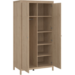 Madrid 3 Piece Jackson Hickory Oak Bedroom Furniture Set - thumbnail 3
