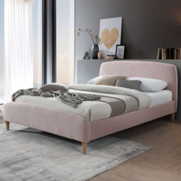 Otley Pink Double Bed Frame