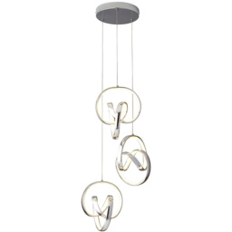 LED Chrome Echo Cluster Droplet Spheres  Ceiling Light