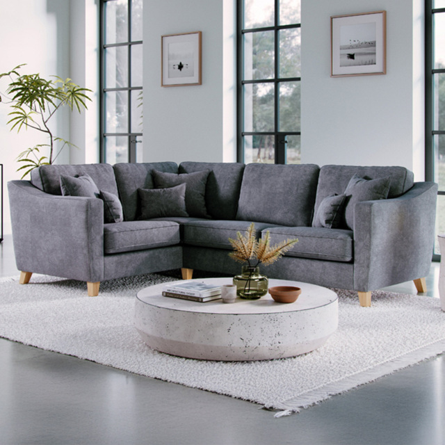 Marlon City Steel 3 Seater Right Hand Corner Sofa - image 1