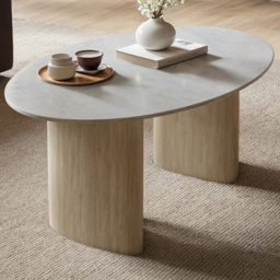 SOLACE+CO Elin Sintered Stone Effect Coffee Table