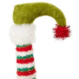 Single Sleigh Bells Ring Novelty Elf Leg Pick Christmas Ornament 61cm in Assorted styles - thumbnail 2