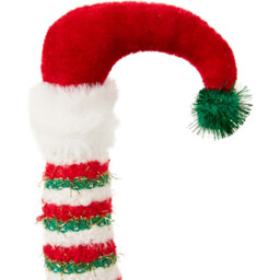 Single Sleigh Bells Ring Novelty Elf Leg Pick Christmas Ornament 61cm in Assorted styles - thumbnail 4