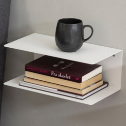 Florence Joliet White Single Shelf Wall Shelf