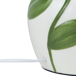 Tulip Embossed Table Lamp White - thumbnail 3