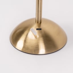ValueLights Allie Gold Portable Rechargeable LED Table Lamp - thumbnail 4