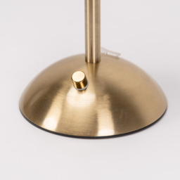 ValueLights Allie Gold Portable Rechargeable LED Table Lamp - thumbnail 3