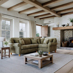 Sinatra Glory Winter Moss 4 Seater Left Hand Corner Sofa - thumbnail 3