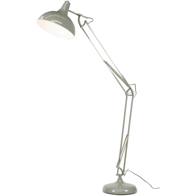 Pacific Lifestyle Alonzo Metal Grey Floor Lamp - image 1