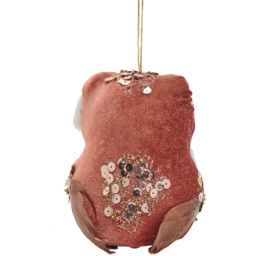 The Christmas Gift Co Owl Hanging Tree Decoration - thumbnail 3
