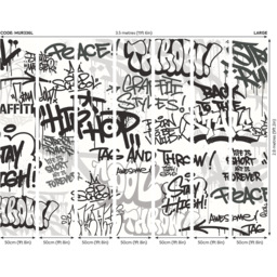Origin Murals Mono Graffiti Wall Mural - thumbnail 3